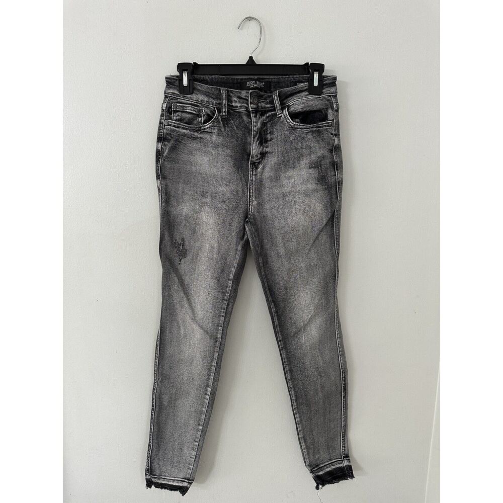 Judy Blue - Skinny Fit Dark Wash Black Denim Jeans Size 5/27